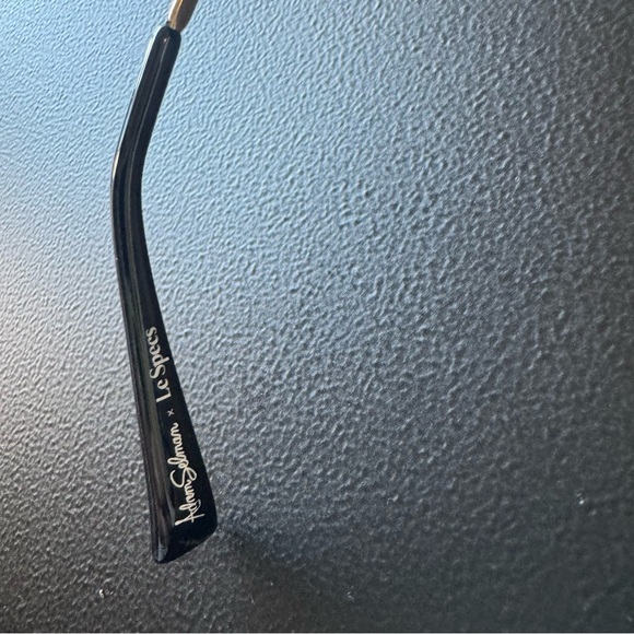 Adam Selman x Le Specs The Fugitive White & Gold Cateye Sunglasses - Picture 6 of 11